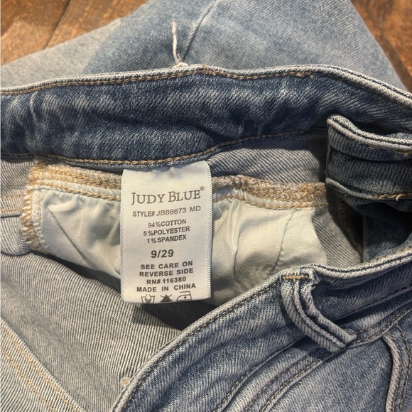 Judy Blue High Waist Vintage Wash Retro Wide - Picture 11 of 15